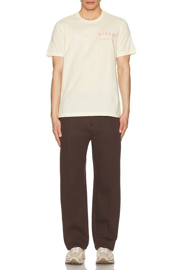view 4 of 4 Nsw Sweet Crew Neck Tee in Coconut Milk & Denim Turq