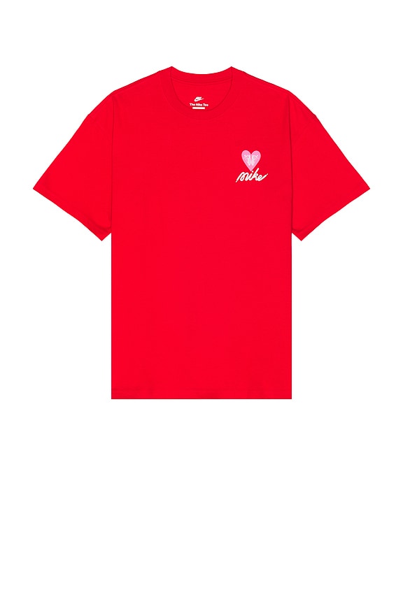 view 2 of 4 Nsw M90 V Day Tee in University Red