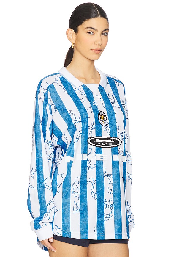 view 2 of 4 JERSEY MANGAS LARGAS NIKE AIR in Psychic Blue, Light Armory Blue, & White