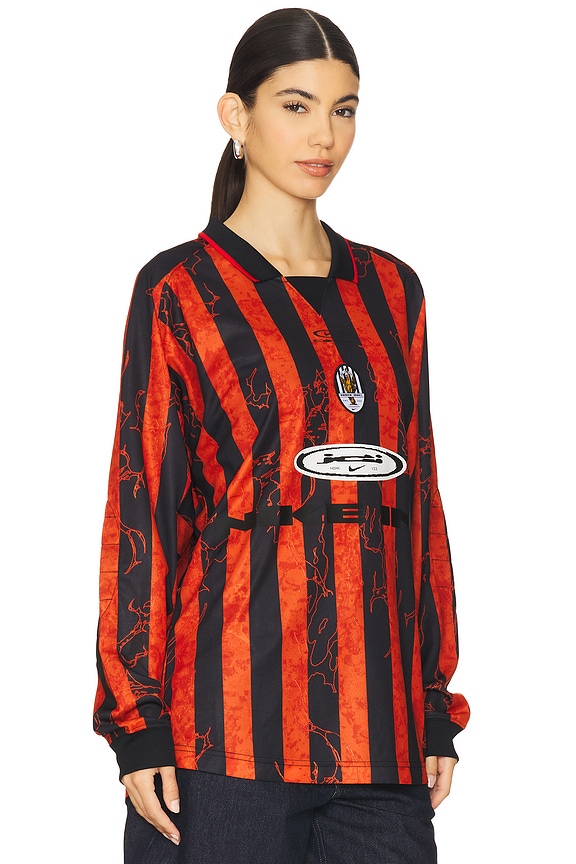 view 2 of 4 M Nike Air Victory Long Sleeve Jersey in Picante Red, University Red, & Black