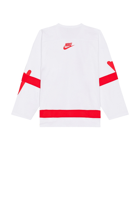 view 2 of 4 FLUIDE HOCKEY in White & University Red