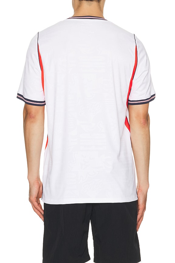 view 2 of 5 T-SHIRT STADIUM in White, Speed Red & Obsidian