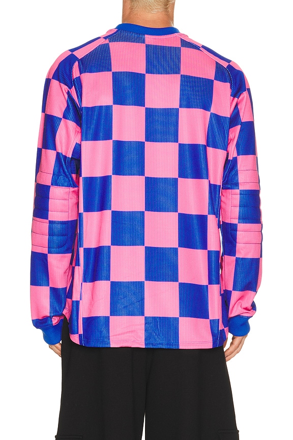 view 2 of 5 Nk Club Goalie Top Away Ftbl in Game Royal, Pinksicle, & Hydrogen Blue