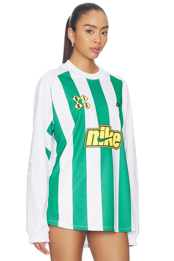 view 2 of 5 Nk Club Goalie Top Home Ftbl in Malachite, White, & Lightening