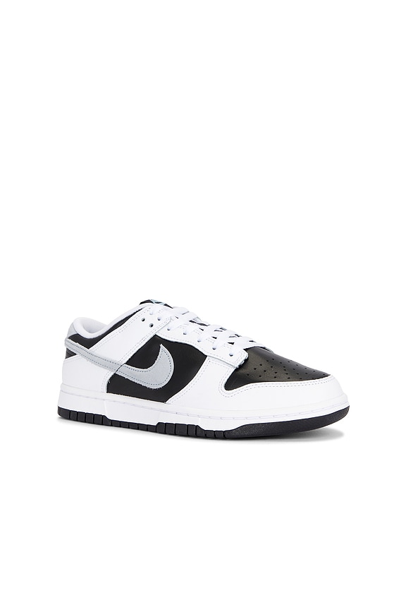 view 2 of 6 Nike Dunk Low Sneakers in White, Light Armory Blue, White, & Black in White, Light Armory Blue, & Black