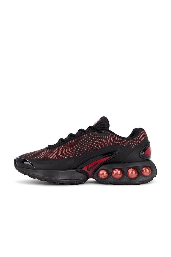 Nike Air Max Dn Es Sneakers in Black & Bright Crimson | REVOLVE
