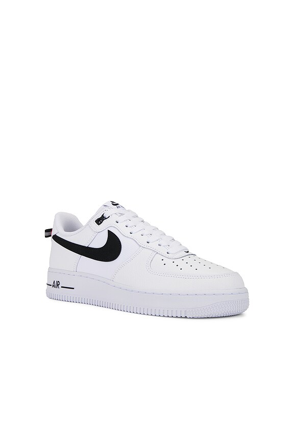 view 2 of 6 Air Force 1 '07 Lv8 Sneakers in White, Black, & Bright Crimson
