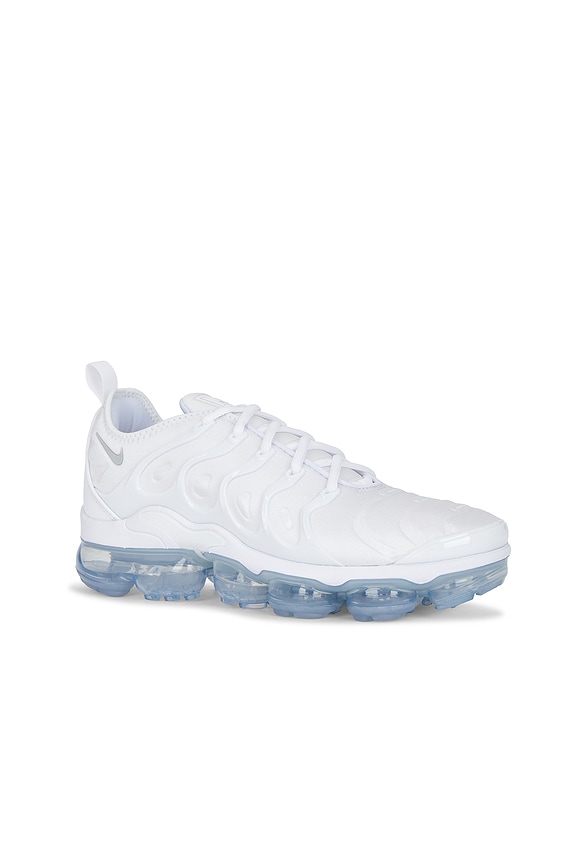 view 2 of 6 Nike Air Vapormax Plus in White & Pure Platinum