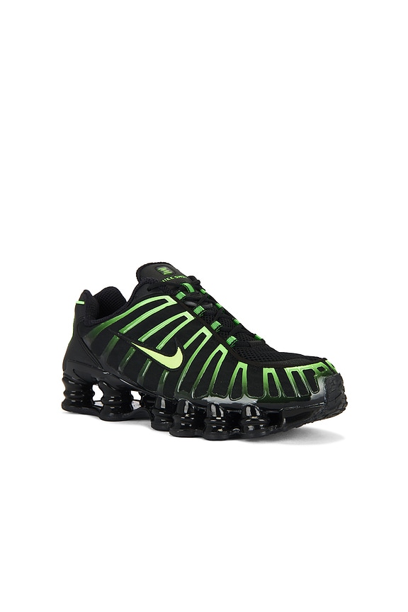 view 2 of 6 Shox Tl Sneaker in Black & Green Strike