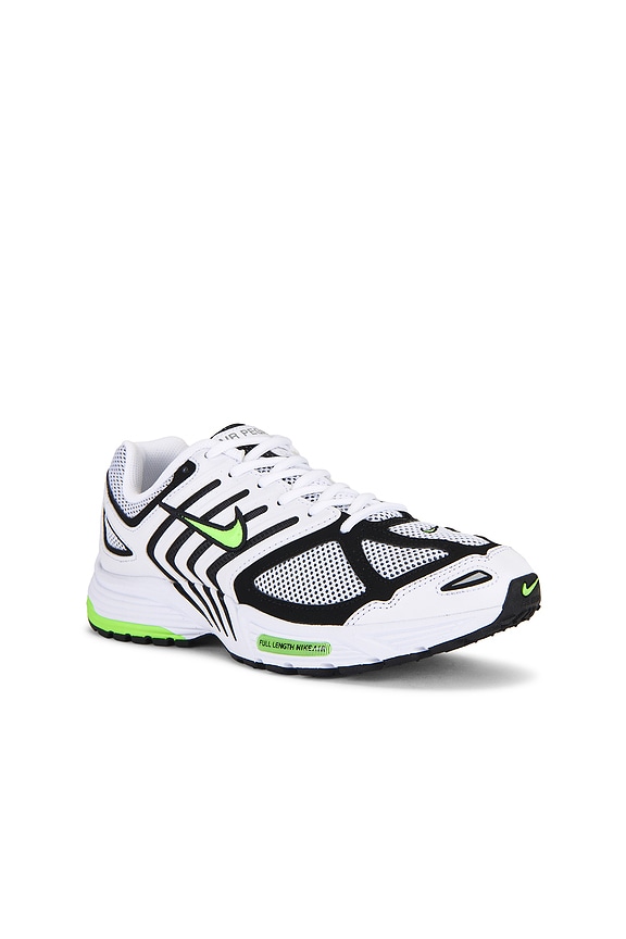 view 2 of 6 Nike Air Pegasus 2005 in White, Green Strike, Black, & Metallic Silver