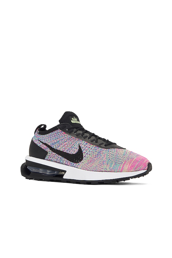 view 2 of 6 Air Max Flyknit Racer in Ghost Green, Black, Pink Blast, & Photo Blue