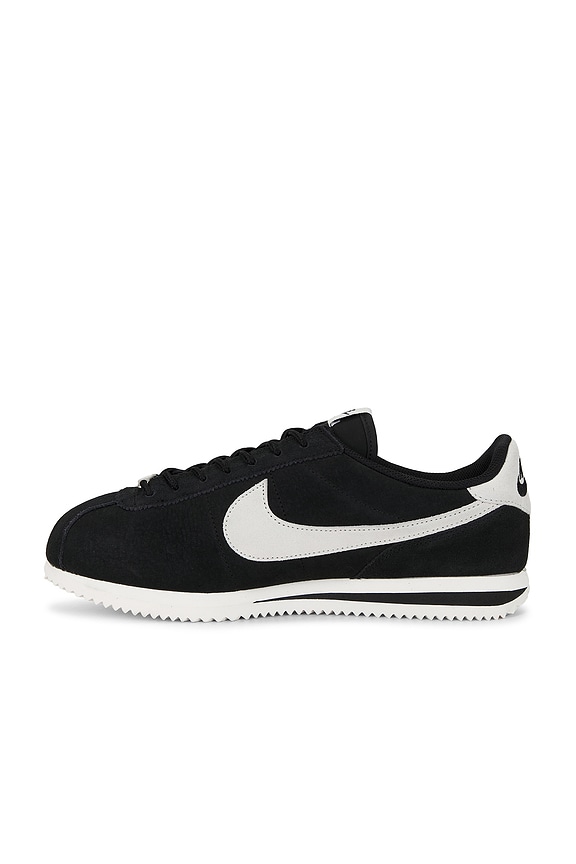 Nike Cortez Premium in Black & Sail | REVOLVE