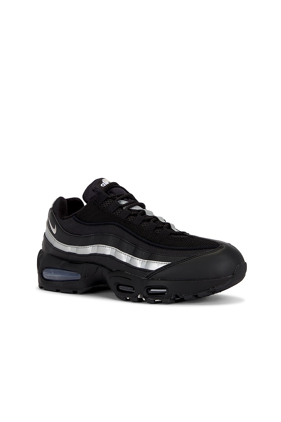 view 2 of 6 Air Max 95 Og in Black, Metallic Silver, & White