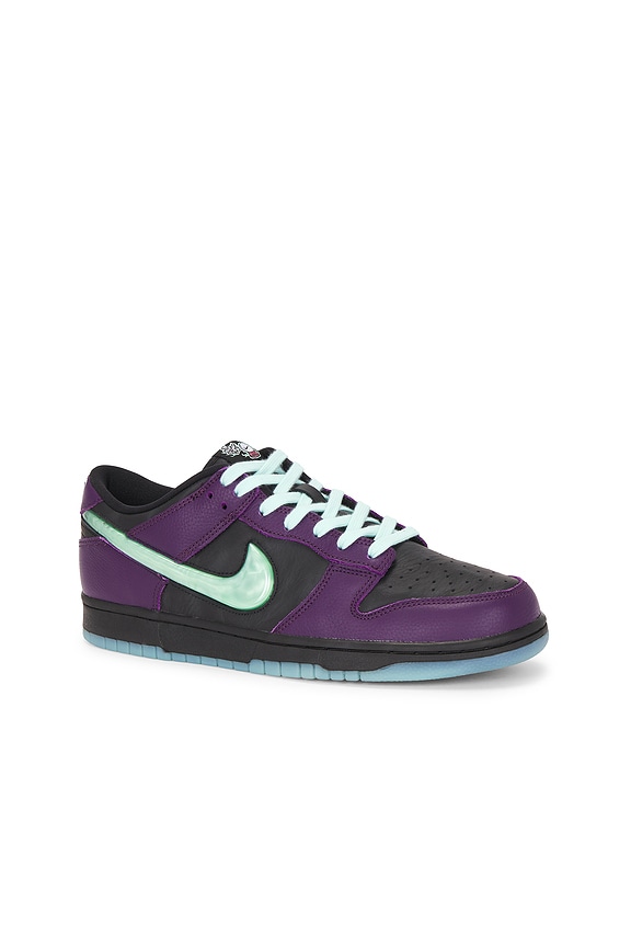 view 2 of 7 Dunk Low Retro Ltd Halloween in Black, Artisan Teal, & Grand Purple