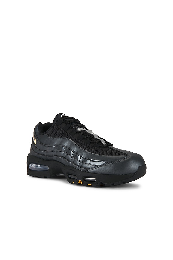view 2 of 6 Air Max 95 Sneaker in Black, White, Gold, & Metallic Silver
