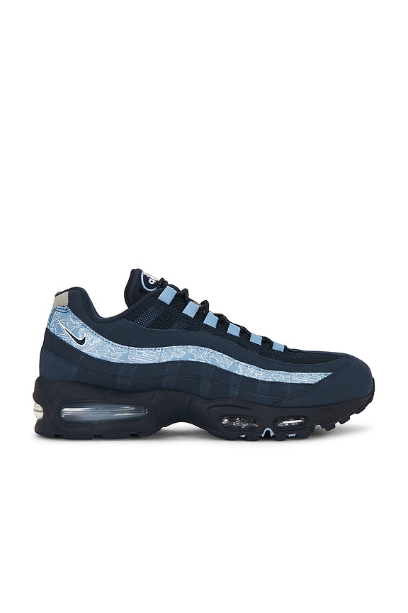 view 1 of 6 World Cup Big Bubble Air Max 95 in Multi Color, Obsidian, Work Blue, & White