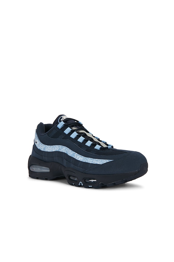 view 2 of 6 World Cup Big Bubble Air Max 95 in Multi Color, Obsidian, Work Blue, & White