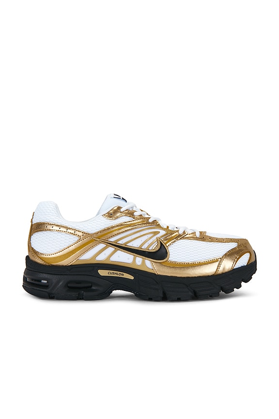 view 1 of 6 ZAPATILLA DEPORTIVA AIR MAX MOTO 2K in White & Black Metallic Gold Elemental Gold