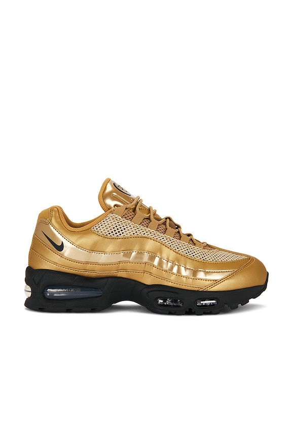 view 1 of 6 Air Max 95 Bb in Metallic Gold, Black, & University Red
