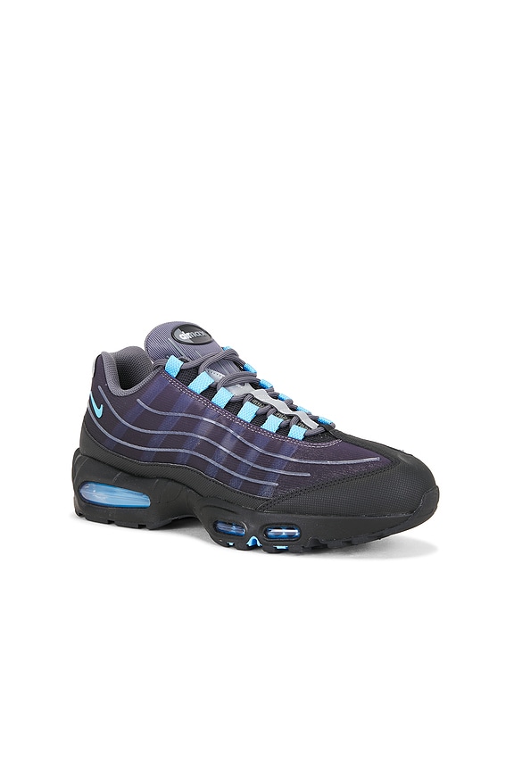 view 2 of 6 SNEAKERS AIR MAX 95 in Black, University Blue, & Iron Grey