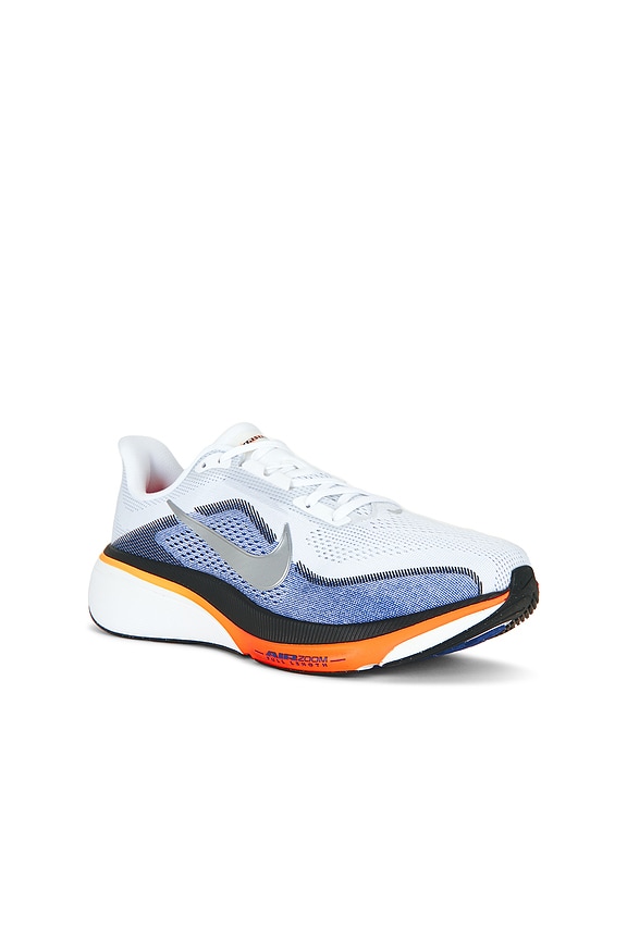 view 2 of 6 SNEAKERS PEGASUS in White, Metallic Silver, Lapis, & Total Orange