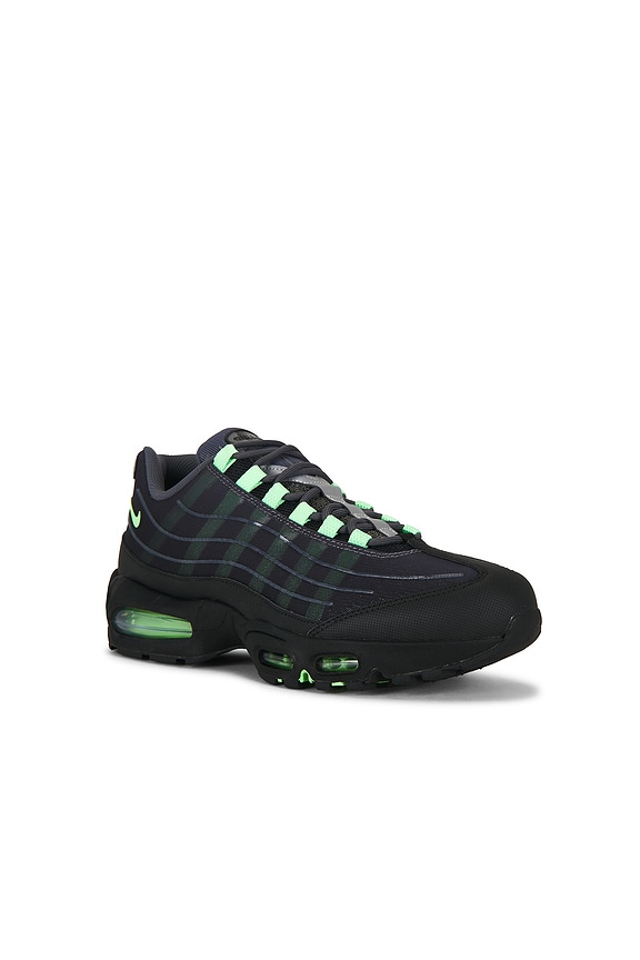 view 2 of 6 Air Max 95 Bb Tech in Iron Grey, Illusion Green, & Black