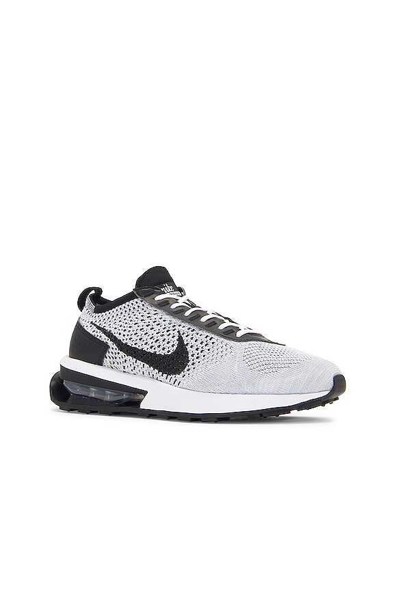 view 2 of 6 Air Max Flyknit Racer in Pure Platinum, Black, & White