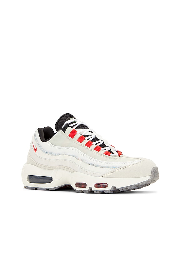 view 2 of 6 Air Max 95 SE in Light Bone & Habanero Red