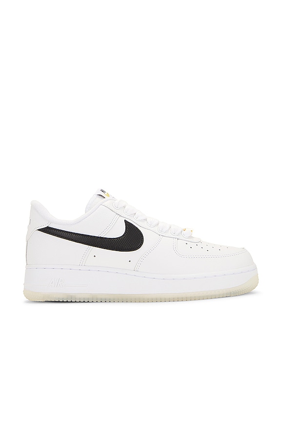 Nike Air Force 1 '07 PRM in White, Black, Metallic Gold & Coconut Milk