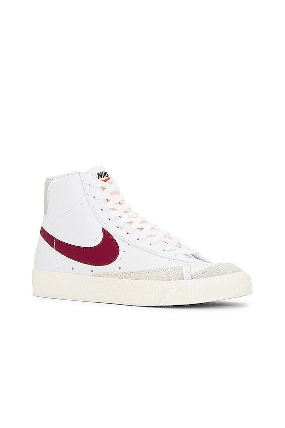 view 2 of 6 SNEAKERS BLAZER in White & Dark Beet Root