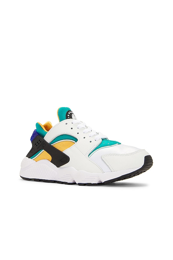 view 2 of 6 Air Huarache in White & Green