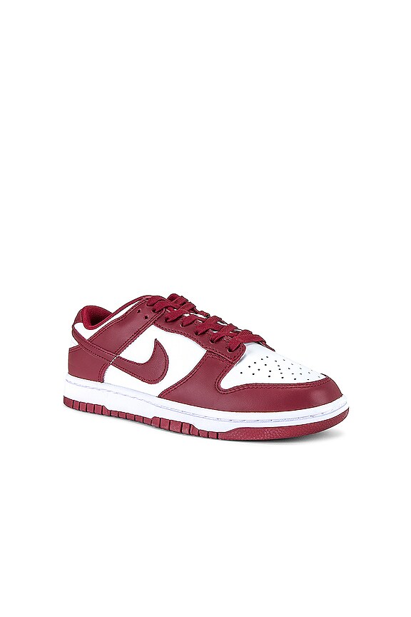 view 2 of 6 Nike Dunk Low Retro in Team Red & White