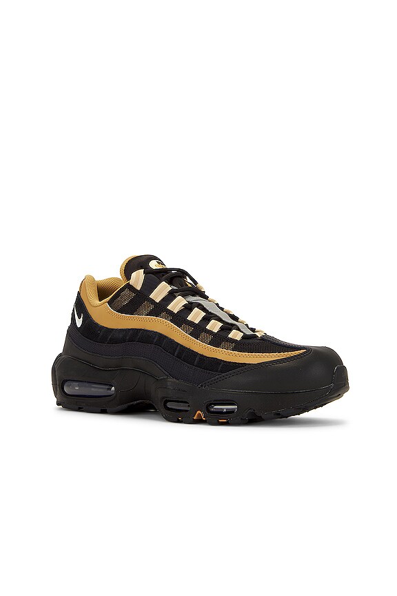 view 2 of 6 Air Max 95 Sneakers in Black, Summit White, Elemental Gold, & Sesame