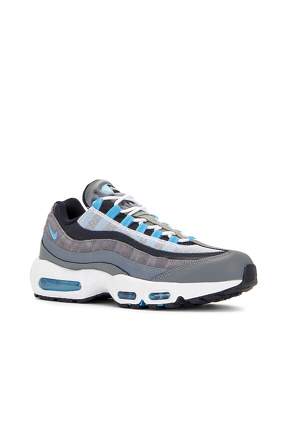 view 2 of 6 Air Max 95 Sneakers in Cool Grey, University Blue, & Dark Obsidian