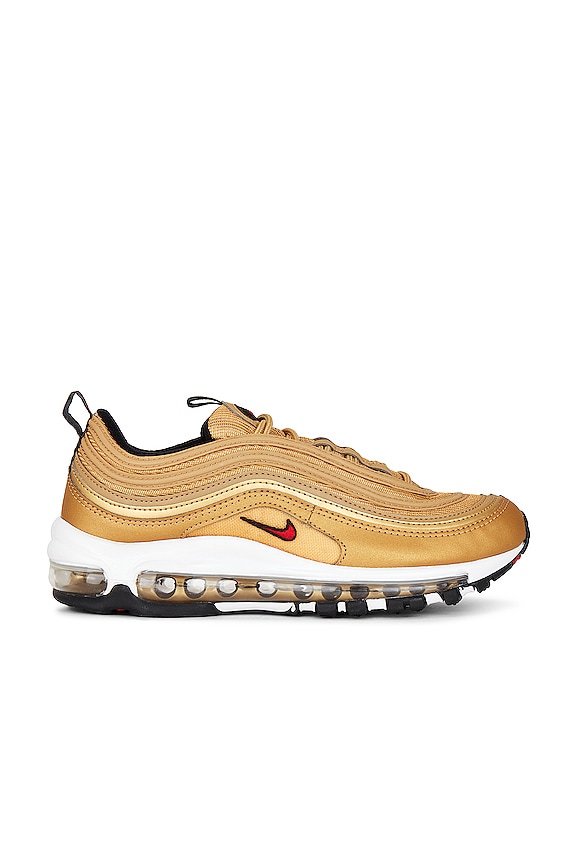 view 1 of 6 Air Max 97 Og Sneakers in Metallic Gold, Varsity Red, Black, & White