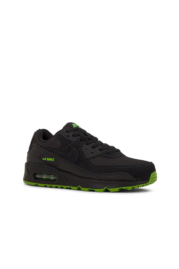 view 2 of 6 Air Max 90 Sneakers in Black & Chlorophyll