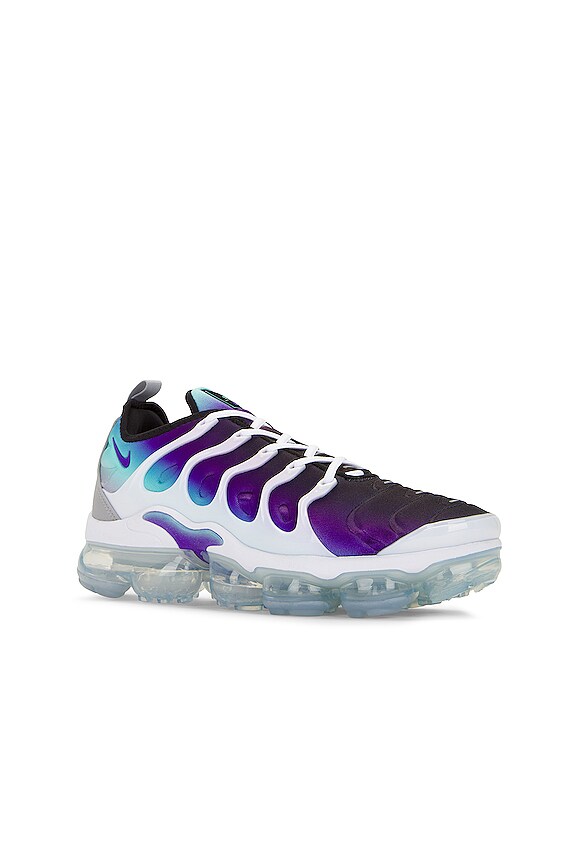 view 2 of 6 Air Vapormax Plus Sneakers in White, Fierce Purple, Aurora Green, & Black