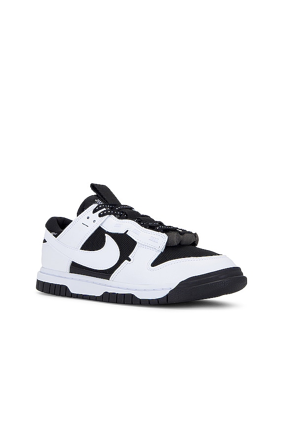 view 2 of 7 Air Dunk Jumbo Sneaker in Black & White