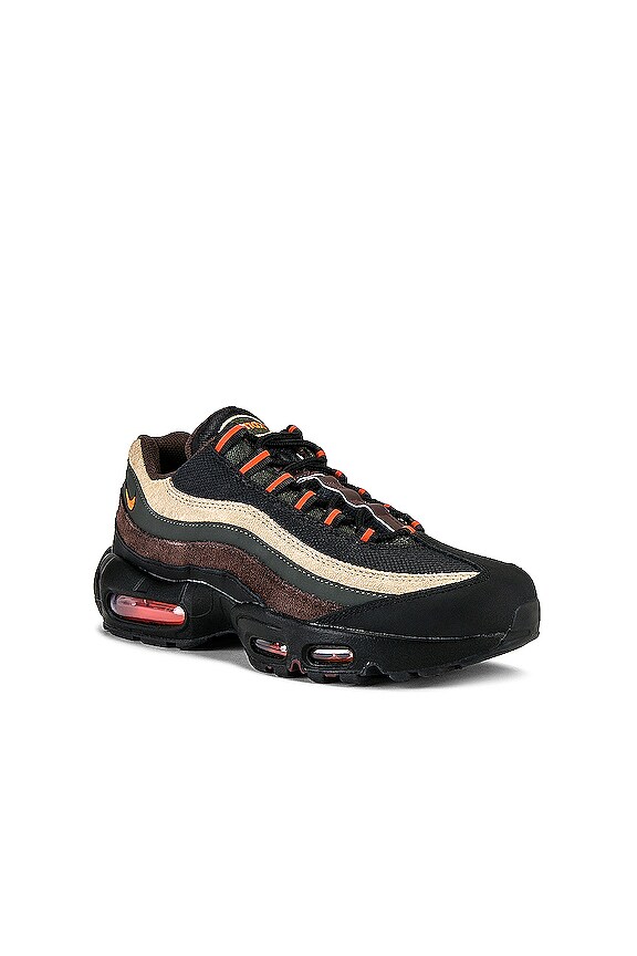 view 2 of 6 Nike Air Max 95 in Dark Army & Orange Blaze