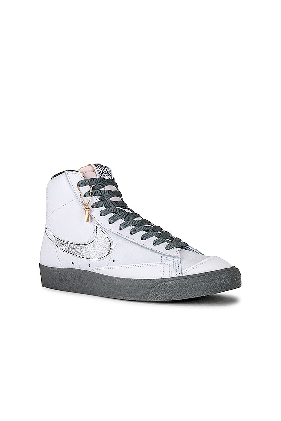 view 2 of 7 Blazer Mid '77 Emb in White, Smoke Grey & Black