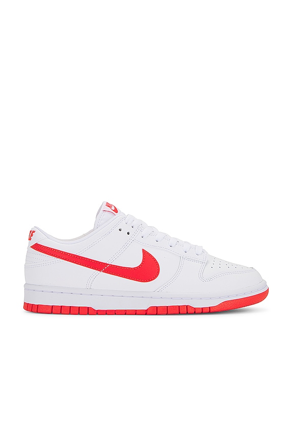 nike dunk low retro red white & orange
