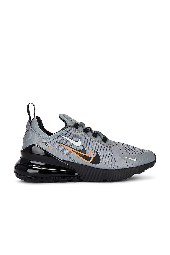 view 1 of 6 Air Max 270 Sneaker in Smoke Grey, Black, & Bright Mandar