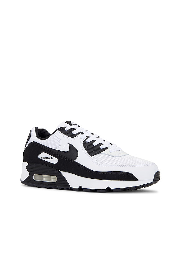 view 2 of 6 Air Max 90 Sneaker in White, Black, & White