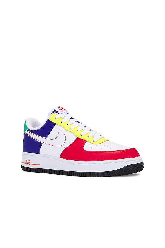 view 2 of 6 Air Force 1 '07 Lv8 Sneaker in University Red, White, & Deep Roya