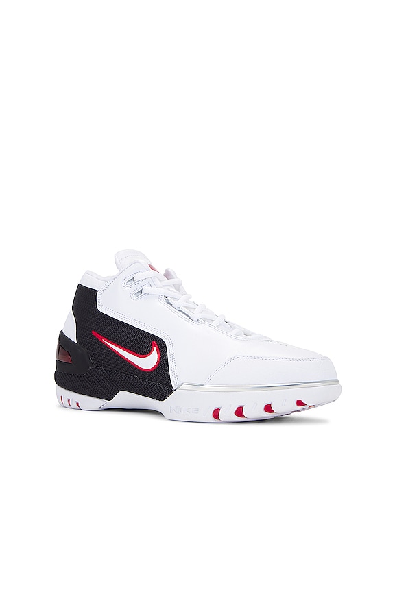 view 2 of 6 Air Zoom Generation in White, Black & Varsity Red