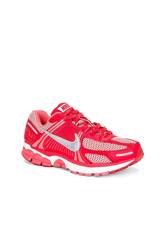 view 2 of 6 Zoom Vomero 5 Premium Sneaker in University Red & Metallic Silver