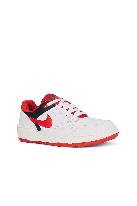 view 2 of 6 Full Force Lo Sneaker in White, Mystic Red, Black, & Sail