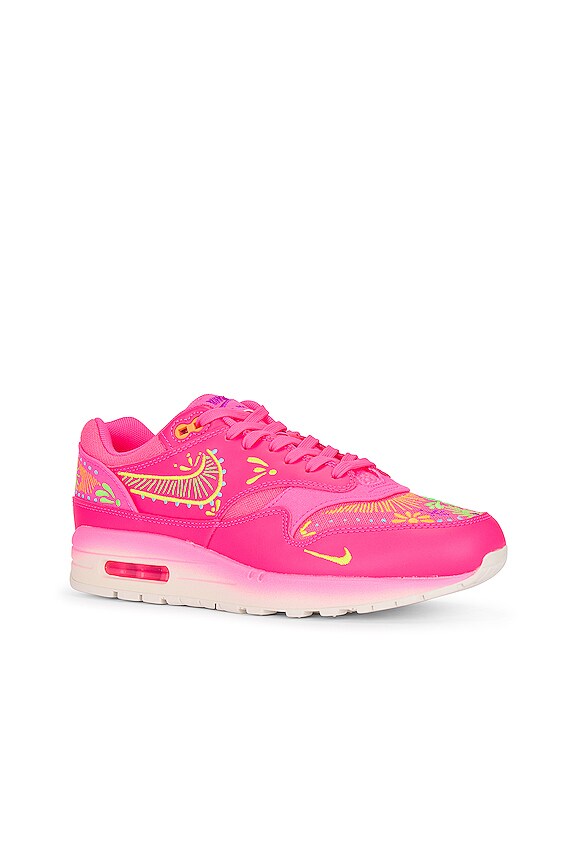 view 2 of 6 ZAPATILLA DEPORTIVA AIR MAX 1 in Hyper Pink, Sail, Optic Yellow, & Green Strike