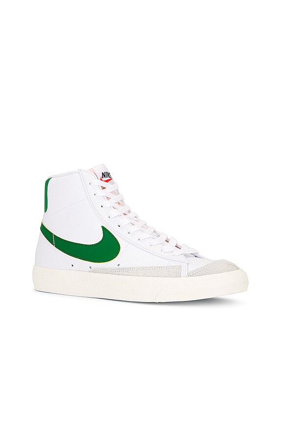 view 2 of 6 SNEAKERS BLAZER in White, Pine Green, Sail, & Black