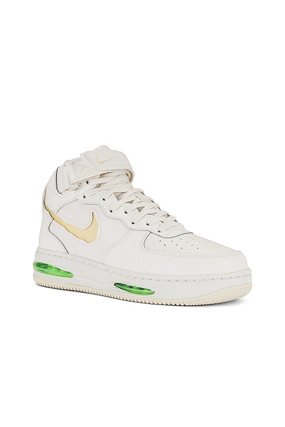 view 2 of 6 Air Force 1 Mid Remastered Sneaker in Sail, Coconut Milk, & Lime Blast